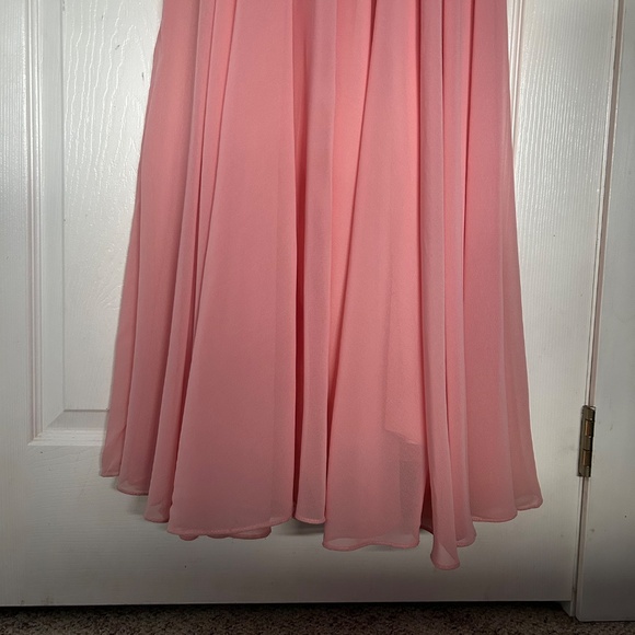 Lulus “All About Love” size small coral rose chiffon - Picture 8 of 8